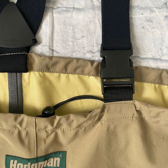 Hodgman streamlite men XL fishing/chest waders w/stocking foot black & tan - Picture 4 of 16